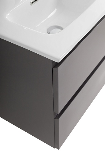 BelBagno Тумба с раковиной Kraft 39-50 подвесная Темно-Серый матовый с раковиной BB500/390ETL – фотография-6